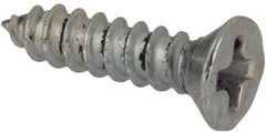 Value Collection - #2 Flat Head Phillips Sheet Metal Screw - Steel, 3/8" OAL, AISI 1016, ASME B18.6.3, ASME B18.6.4 & SAE J933, Grade 1016-1024 - Eagle Tool & Supply