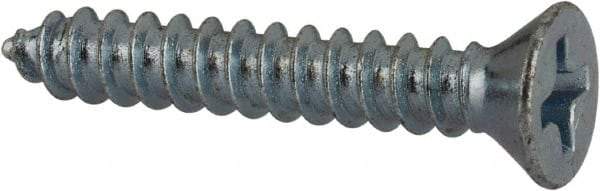 Value Collection - #6 Flat Head Phillips Sheet Metal Screw - Steel, 7/8" OAL, AISI 1016, ASME B18.6.3, ASME B18.6.4 & SAE J933, Grade 1016-1024 - Eagle Tool & Supply
