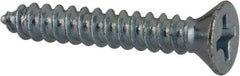 Value Collection - #6 Flat Head Phillips Sheet Metal Screw - Steel, 7/8" OAL, AISI 1016, ASME B18.6.3, ASME B18.6.4 & SAE J933, Grade 1016-1024 - Eagle Tool & Supply