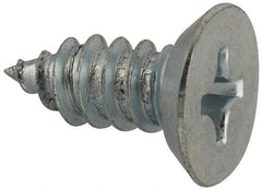Value Collection - #14 Flat Head Phillips Sheet Metal Screw - Steel, 5/8" OAL, AISI 1016, ASME B18.6.3, ASME B18.6.4 & SAE J933, Grade 1016-1024 - Eagle Tool & Supply