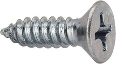 Value Collection - #14 Flat Head Phillips Sheet Metal Screw - Steel, 7/8" OAL, AISI 1016, ASME B18.6.3, ASME B18.6.4 & SAE J933, Grade 1016-1024 - Eagle Tool & Supply