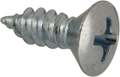Value Collection - #8 Oval Head Phillips Sheet Metal Screw - Steel, 1/2" OAL, AISI 1016, ANSI/ASME B18.6.4, ASME B18.6.3 & SAE J933, Grade 1016-1024 - Eagle Tool & Supply