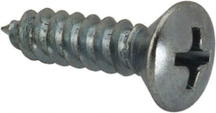 Value Collection - #10 Oval Head Phillips Sheet Metal Screw - Steel, 3/4" OAL, AISI 1016, ANSI/ASME B18.6.4, ASME B18.6.3 & SAE J933, Grade 1016-1024 - Eagle Tool & Supply
