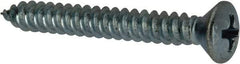 Value Collection - #10 Oval Head Phillips Sheet Metal Screw - Steel, 1-1/2" OAL, AISI 1016, ANSI/ASME B18.6.4, ASME B18.6.3 & SAE J933, Grade 1016-1024 - Eagle Tool & Supply