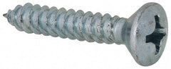 Value Collection - #12 Oval Head Phillips Sheet Metal Screw - Steel, 1-1/4" OAL, AISI 1016, ANSI/ASME B18.6.4, ASME B18.6.3 & SAE J933, Grade 1016-1024 - Eagle Tool & Supply