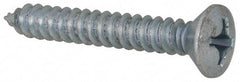 Value Collection - #12 Oval Head Phillips Sheet Metal Screw - Steel, 1-1/2" OAL, AISI 1016, ANSI/ASME B18.6.4, ASME B18.6.3 & SAE J933, Grade 1016-1024 - Eagle Tool & Supply