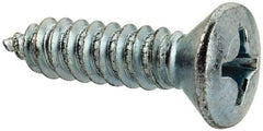 Value Collection - #14 Oval Head Phillips Sheet Metal Screw - Steel, 1" OAL, AISI 1016, ANSI/ASME B18.6.4, ASME B18.6.3 & SAE J933, Grade 1016-1024 - Eagle Tool & Supply