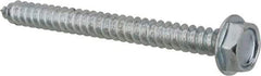 Value Collection - #10 Hex Washer Head Sheet Metal Screw - Steel, 2" Length Under Head, AISI 1016, ASME B18.6.3, ASME B18.6.4 & SAE J933, Grade 1016-1024 - Eagle Tool & Supply