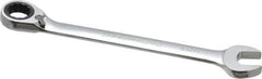 Paramount - 11/16" 12 Point Offset Combination Wrench - 15° Offset Angle, 6-1/2" OAL, Chrome Vanadium Steel, Polished Finish - Eagle Tool & Supply