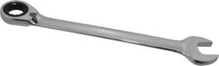 Paramount - 1-1/8" 12 Point Offset Combination Wrench - 15° Offset Angle, 15-1/2" OAL, Chrome Vanadium Steel, Polished Finish - Eagle Tool & Supply