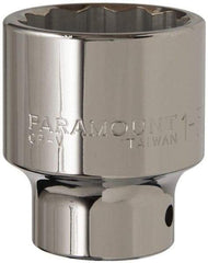 Paramount - 1-5/8", 3/4" Drive, Standard Hand Socket - 12 Points, 2-5/8" OAL - Eagle Tool & Supply