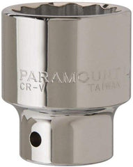 Paramount - 1-1/2", 3/4" Drive, Standard Hand Socket - 12 Points, 2-13/32" OAL - Eagle Tool & Supply