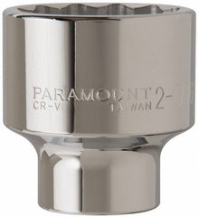 Paramount - 2-1/16", 3/4" Drive, Standard Hand Socket - 12 Points, 3-5/32" OAL - Eagle Tool & Supply