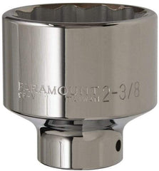 Paramount - 2-3/8", 3/4" Drive, Standard Hand Socket - 12 Points, 3-5/8" OAL - Eagle Tool & Supply