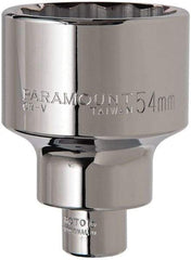 Paramount - 3/4" Drive, Standard Hand Socket - 12 Points, 3-13/64" OAL, Steel, Chrome Finish - Eagle Tool & Supply