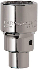 Paramount - 3/4" Drive, Standard Hand Socket - 12 Points, 2-5/8" OAL, Steel, Chrome Finish - Eagle Tool & Supply