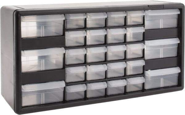 Akro-Mils - 26 Drawer, Small Parts Cabinet - 6-3/8" Deep x 20" Wide x 10-11/32" High - Eagle Tool & Supply