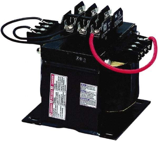 Square D - 1 Phase, 1,000 VA, Top Mount Fuse Block Control Transformer - 239°F Temp Rise - Eagle Tool & Supply