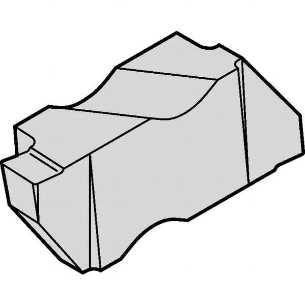 Kennametal - 2031NGP Grade KCU10, 1/32" Cutting Width Carbide Grooving Insert - 0.05" Max Depth of Cut, Right Hand, 0.0035" Corner Radius, AlTiN Finish - Eagle Tool & Supply