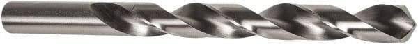 Precision Twist Drill - 23/64" 118° High Speed Steel Jobber Drill - Bright Finish, Right Hand Cut, Spiral Flute, Straight Shank, 4-7/8" OAL, Standard Point - Eagle Tool & Supply