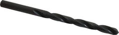 Precision Twist Drill - Letter D 135° High Speed Steel Jobber Drill - Oxide Finish, Right Hand Cut, Spiral Flute, Straight Shank, 4" OAL, Split Point - Eagle Tool & Supply