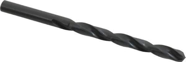 Precision Twist Drill - Letter H 135° High Speed Steel Jobber Drill - Oxide Finish, Right Hand Cut, Spiral Flute, Straight Shank, 4-1/8" OAL, Split Point - Eagle Tool & Supply