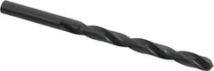 Precision Twist Drill - Letter H 135° High Speed Steel Jobber Drill - Oxide Finish, Right Hand Cut, Spiral Flute, Straight Shank, 4-1/8" OAL, Split Point - Eagle Tool & Supply