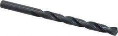 Precision Twist Drill - Letter Q 135° High Speed Steel Jobber Drill - Oxide Finish, Right Hand Cut, Spiral Flute, Straight Shank, 4-3/4" OAL, Split Point - Eagle Tool & Supply