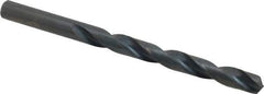 Precision Twist Drill - Letter T 135° High Speed Steel Jobber Drill - Oxide Finish, Right Hand Cut, Spiral Flute, Straight Shank, 4-7/8" OAL, Split Point - Eagle Tool & Supply