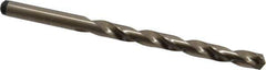 Precision Twist Drill - 0.246" 135° Cobalt Jobber Drill - Oxide/Gold Finish, Right Hand Cut, Spiral Flute, Straight Shank, 4" OAL, Split Point - Eagle Tool & Supply