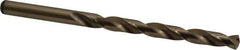 Precision Twist Drill - 0.266" 135° Cobalt Jobber Drill - Oxide/Gold Finish, Right Hand Cut, Spiral Flute, Straight Shank, 4-1/8" OAL, Split Point - Eagle Tool & Supply
