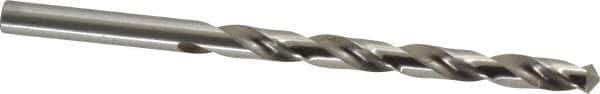 Precision Twist Drill - Letter B 118° High Speed Steel Jobber Drill - Bright Finish, Right Hand Cut, Spiral Flute, Straight Shank, 4" OAL, Standard Point - Eagle Tool & Supply