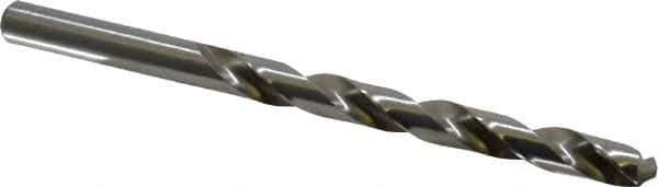 Precision Twist Drill - Letter K 118° High Speed Steel Jobber Drill - Bright Finish, Right Hand Cut, Spiral Flute, Straight Shank, 4-1/4" OAL, Standard Point - Eagle Tool & Supply