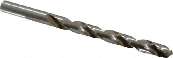 Precision Twist Drill - Letter P 118° High Speed Steel Jobber Drill - Bright Finish, Right Hand Cut, Spiral Flute, Straight Shank, 4-5/8" OAL, Standard Point - Eagle Tool & Supply