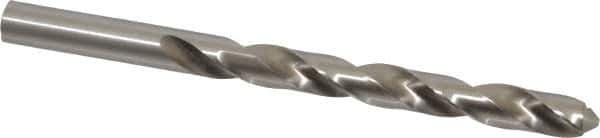 Precision Twist Drill - Letter V 118° High Speed Steel Jobber Drill - Bright Finish, Right Hand Cut, Spiral Flute, Straight Shank, 5" OAL, Standard Point - Eagle Tool & Supply