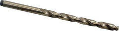 Precision Twist Drill - #3 135° Cobalt Jobber Drill - Oxide/Gold Finish, Right Hand Cut, Spiral Flute, Straight Shank, 3-3/4" OAL, Split Point - Eagle Tool & Supply