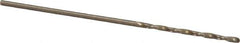 Precision Twist Drill - #65 135° Cobalt Jobber Drill - Oxide/Gold Finish, Right Hand Cut, Spiral Flute, Straight Shank, 1-1/2" OAL, Split Point - Eagle Tool & Supply