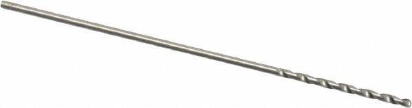 Precision Twist Drill - #71 118° High Speed Steel Jobber Drill - Bright Finish, Right Hand Cut, Spiral Flute, Straight Shank, 1-1/4" OAL, Standard Point - Eagle Tool & Supply
