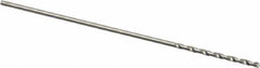 Precision Twist Drill - #71 118° High Speed Steel Jobber Drill - Bright Finish, Right Hand Cut, Spiral Flute, Straight Shank, 1-1/4" OAL, Standard Point - Eagle Tool & Supply