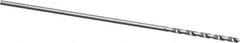 Precision Twist Drill - #73 118° High Speed Steel Jobber Drill - Bright Finish, Right Hand Cut, Spiral Flute, Straight Shank, 1-1/8" OAL, Standard Point - Eagle Tool & Supply