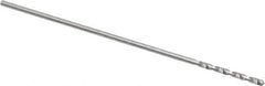 Precision Twist Drill - #77 118° High Speed Steel Jobber Drill - Bright Finish, Right Hand Cut, Spiral Flute, Straight Shank, 7/8" OAL, Standard Point - Eagle Tool & Supply
