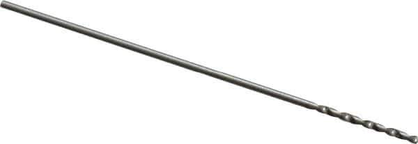 Precision Twist Drill - #78 118° High Speed Steel Jobber Drill - Bright Finish, Right Hand Cut, Spiral Flute, Straight Shank, 7/8" OAL, Standard Point - Eagle Tool & Supply