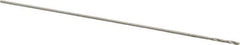 Precision Twist Drill - #88 118° High Speed Steel Jobber Drill - Bright Finish, Right Hand Cut, Spiral Flute, Straight Shank, 3/4" OAL, Standard Point - Eagle Tool & Supply