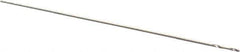 Precision Twist Drill - #89 118° High Speed Steel Jobber Drill - Bright Finish, Right Hand Cut, Spiral Flute, Straight Shank, 3/4" OAL, Standard Point - Eagle Tool & Supply