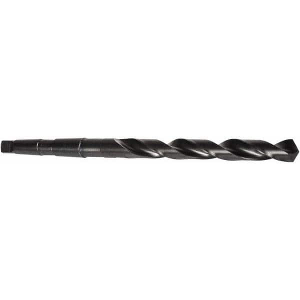 Precision Twist Drill - 9/16", 2MT 118° Point High Speed Steel Taper Shank Drill Bit - Eagle Tool & Supply