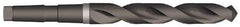 Precision Twist Drill - 33/64", 1MT 118° Point High Speed Steel Taper Shank Drill Bit - Oxide Finish, 4-5/8" Flute Length, 8" OAL, Spiral Flute, Series S209 - Eagle Tool & Supply