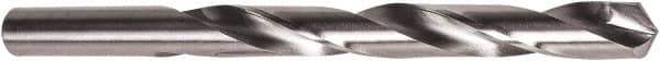 Precision Twist Drill - Letter F 118° Carbide-Tipped Jobber Drill - Bright Finish, Right Hand Cut, Spiral Flute, Straight Shank, 4-1/8" OAL, Standard Point - Eagle Tool & Supply