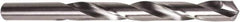 Precision Twist Drill - Letter F 118° Carbide-Tipped Jobber Drill - Bright Finish, Right Hand Cut, Spiral Flute, Straight Shank, 4-1/8" OAL, Standard Point - Eagle Tool & Supply