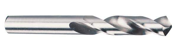 Cleveland - 31/32" 118° Spiral Flute High Speed Steel Screw Machine Drill Bit - Bright Finish, Right Hand Cut, 3-7/8" Flute Length, 5-7/8" OAL, Standard Point, Straight Shank - Eagle Tool & Supply