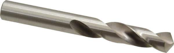 Precision Twist Drill - 13/32" 118° Spiral Flute High Speed Steel Screw Machine Drill Bit - Bright Finish, Right Hand Cut, 1-15/16" Flute Length, 3-5/16" OAL, Standard Point, Straight Shank - Eagle Tool & Supply